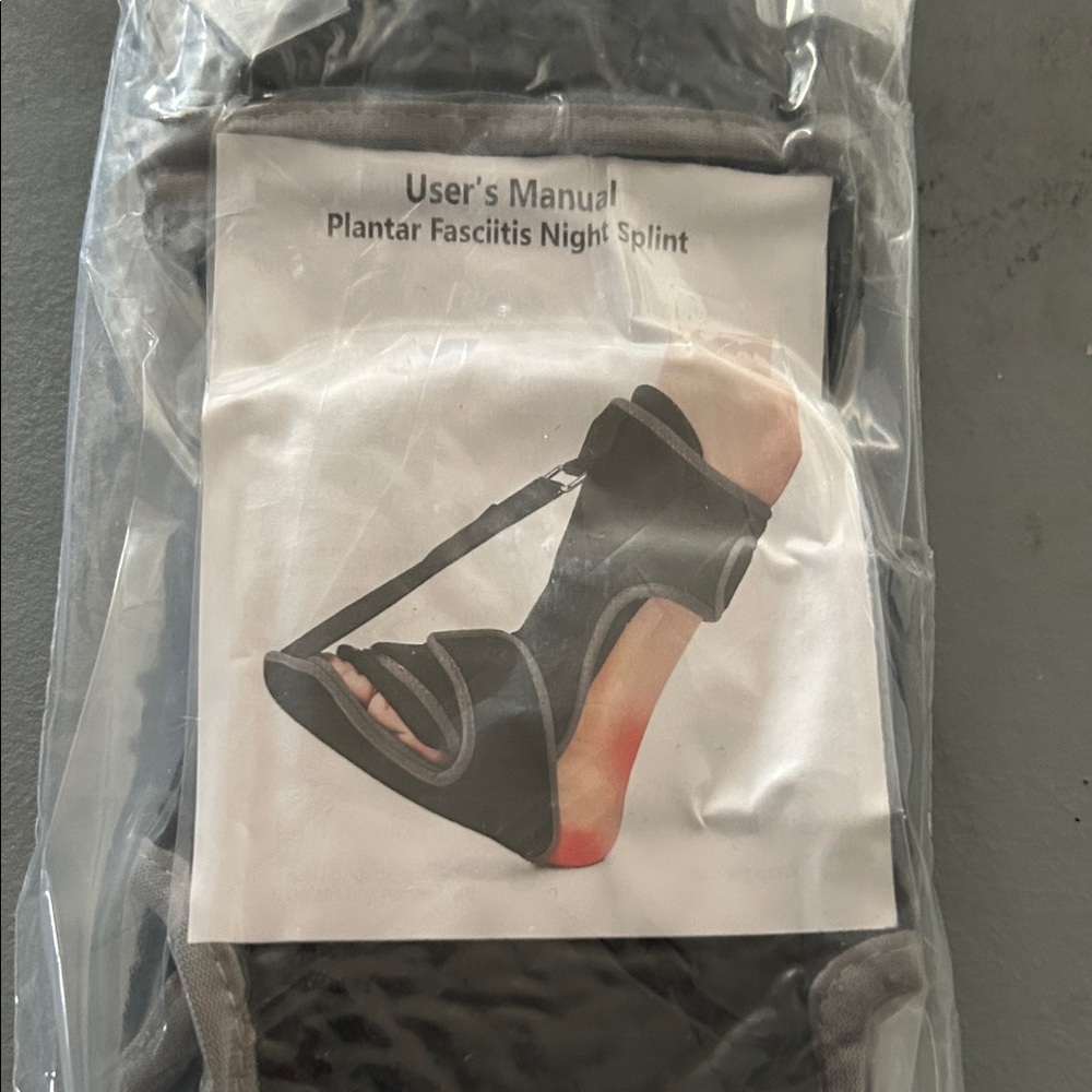 Black Orthopedic Support Brace